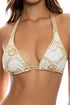 Luli Fama Luli Lux TRIANGLE HALTER TOP